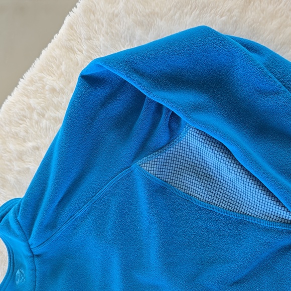 Mountain Hardware Women's Long Sleeve Fleece Blue Fleece Zip-Up Jacket - Picture 13 of 14